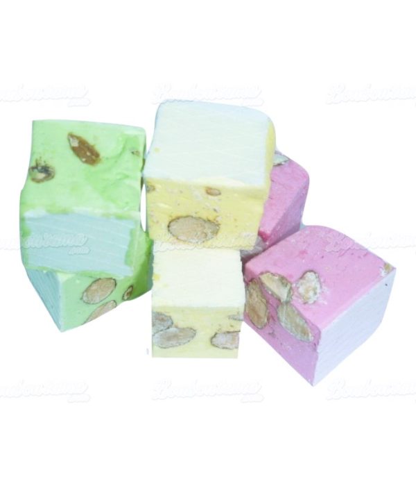 Nougat cubes assortis